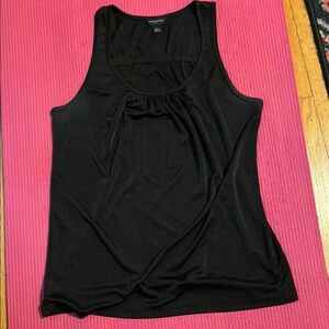 Women's Black Sleeveless Top